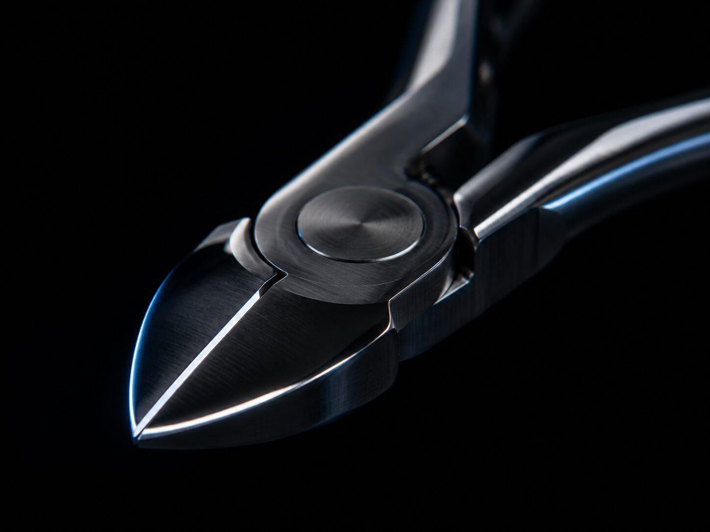 Taglienti di un tronchese medicale in acciaio inox lucidato